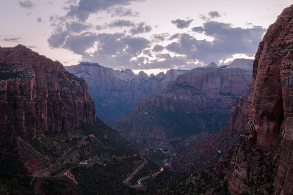 7-day road trip through Utah, Zion National Park Overlook Trail