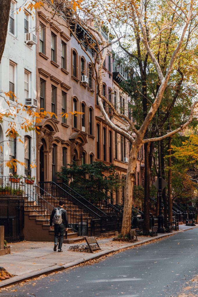 Wander around Greenwich Village in NYC to see the brownstones, go to coffee shops and explore the city in a local way.